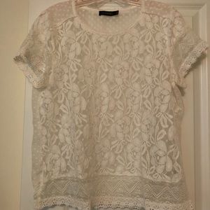 The Limited Lace Top-Size Large